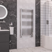 Eastbrook Wendover Curved Multirail 1200 x 600 Chrome