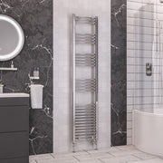 Eastbrook Wendover Curved Multirail 1800 x 400 Chrome