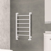 Eastbrook Loxley 800 x 500mm. Towel Rail Matt White