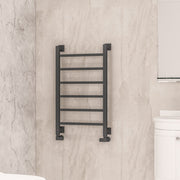 Eastbrook Loxley 800 x 500mm. Towel Rail Matt Anthracite