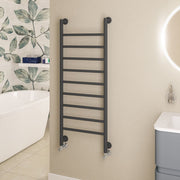 Eastbrook Eshton 1200 x 500 Towel Rail Matt Anthracite