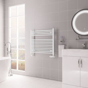 Eastbrook Biava HV Straight Multirail 688 x 750mm Gloss White