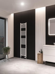 Eastbrook Wingrave 1800 x 400 Straight Multirail Matt White