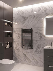 Eastbrook Wingrave 800 x 500 Straight Multirail Matt Anthracite