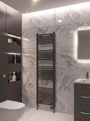 Eastbrook Wingrave 1800 x 500 Straight Multirail Matt Anthracite