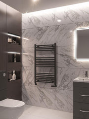 Eastbrook Wingrave 1000 x 600 Straight Multirail Matt Anthracite