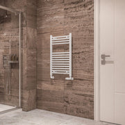 Eastbrook Wingrave 800 x 500 Straight Multirail Gloss White