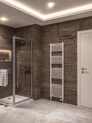 Eastbrook Wingrave 1800 x 500 Straight Multirail Gloss White