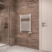 Eastbrook Wingrave 800 x 600 Straight Multirail Gloss White