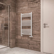 Eastbrook Wingrave 1000 x 600 Straight Multirail Gloss White