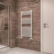 Eastbrook Wingrave 1200 x 600 Straight Multirail Gloss White