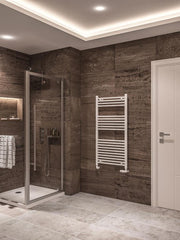 Eastbrook Wingrave 1200 x 600 Straight Multirail Gloss White