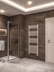 Eastbrook Wingrave 1600 x 600 Straight Multirail Gloss White