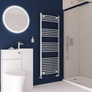 Eastbrook Wingrave Curved Multirail 1600 x 600 Chrome