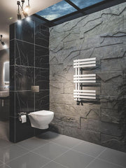 Eastbrook Hurley 800 x 500 Towel Rail Matt White