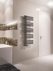 Eastbrook Hurley 1200 x 500 Towel Rail Matt Anthracite