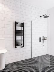 Eastbrook Wingrave 1000 x 400 Straight Multirail Matt Black