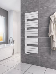 Eastbrook Helmsley 1400 x 500 Towel Rail Matt White