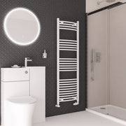 Eastbrook Wingrave Curved Multirail 1600 x 500 Gloss White