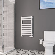 Eastbrook Deddington 800 x 500 Towel Rail Gloss White