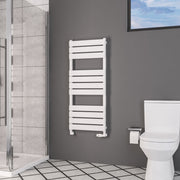 Eastbrook Deddington 1200 x 500 Towel Rail Gloss White