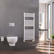 Eastbrook Defford 1200 x 500 Towel Rail Gloss White