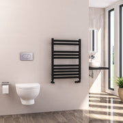 Eastbrook Defford 800 x 600 Towel Rail Matt Black