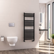 Eastbrook Defford 1200 x 500 Towel Rail Matt Black