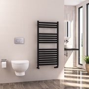 Eastbrook Defford 1200 x 600 Towel Rail Matt Black