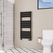 Eastbrook Deddington 1200 x 500 Towel Rail Matt Black