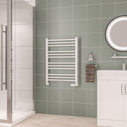 Eastbrook Corinium Round Multirail Straight 800 x 600 Gloss White