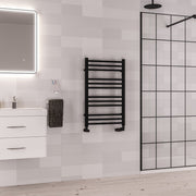 Eastbrook Corinium Round Multirail Straight 800 x 500 Matt Black