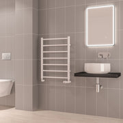 Eastbrook Tuscan Round Multirail Straight 800 x 600 Gloss White