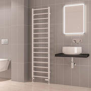 Eastbrook Tuscan Round Multirail Straight 1800 x 500 Gloss White