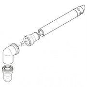 Horizontal flue inc. boiler and terminal adaptors