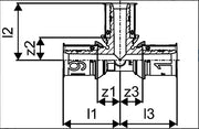 Uponor S-Press PLUS tee PPSU 16-16-16