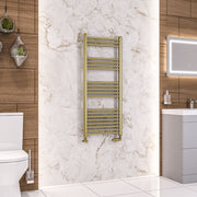 Eastbrook Wendover Straight Multirail 1200 x 500 Brushed Brass