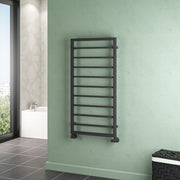 Eastbrook Ryton 1200 x 600 Towel Rail Matt Anthracite