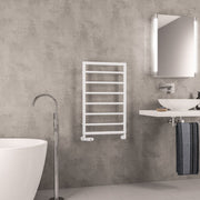 Eastbrook Kenilworth 800 x 500 Towel Rail Matt White