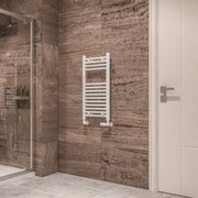 Eastbrook Wingrave 800 x 400 Straight Multirail Gloss White
