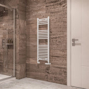Eastbrook Wingrave 1200 x 400 Straight Multirail Gloss White