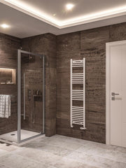 Eastbrook Wingrave 1600 x 400 Straight Multirail Gloss White