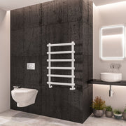 Eastbrook Marlow 850 x 600 Towel Rail Matt White