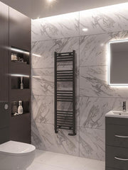 Eastbrook Wingrave 1400 x 400 Straight Multirail Matt Anthracite