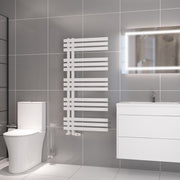 Eastbrook Hurley 1200 x 600 Towel Rail Matt White