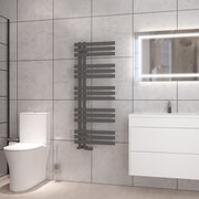 Eastbrook Hurley 1200 x 500 Towel Rail Matt Anthracite