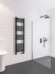 Eastbrook Wingrave 1400 x 400 Straight Multirail Matt Black