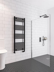 Eastbrook Wingrave 1400 x 500 Straight Multirail Matt Black