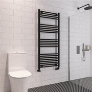 Eastbrook Wingrave 1400 x 600 Straight Multirail Matt Black