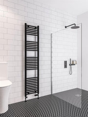 Eastbrook Wingrave 1800 x 400 Straight Multirail Matt Black